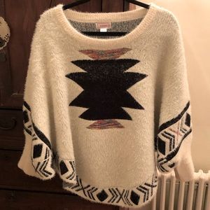 Soft southwestern poncho